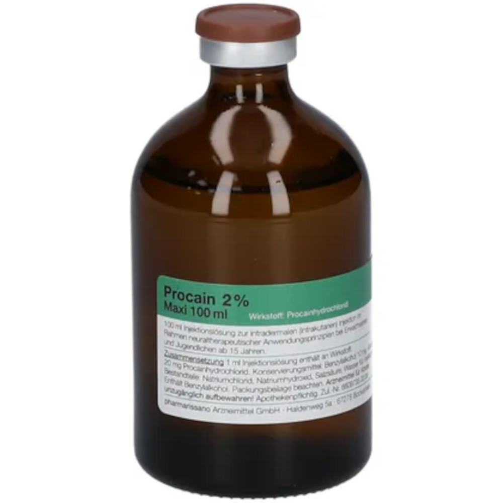 Procain pharmarissano Maxi 2% 100 ml Injektionslösung