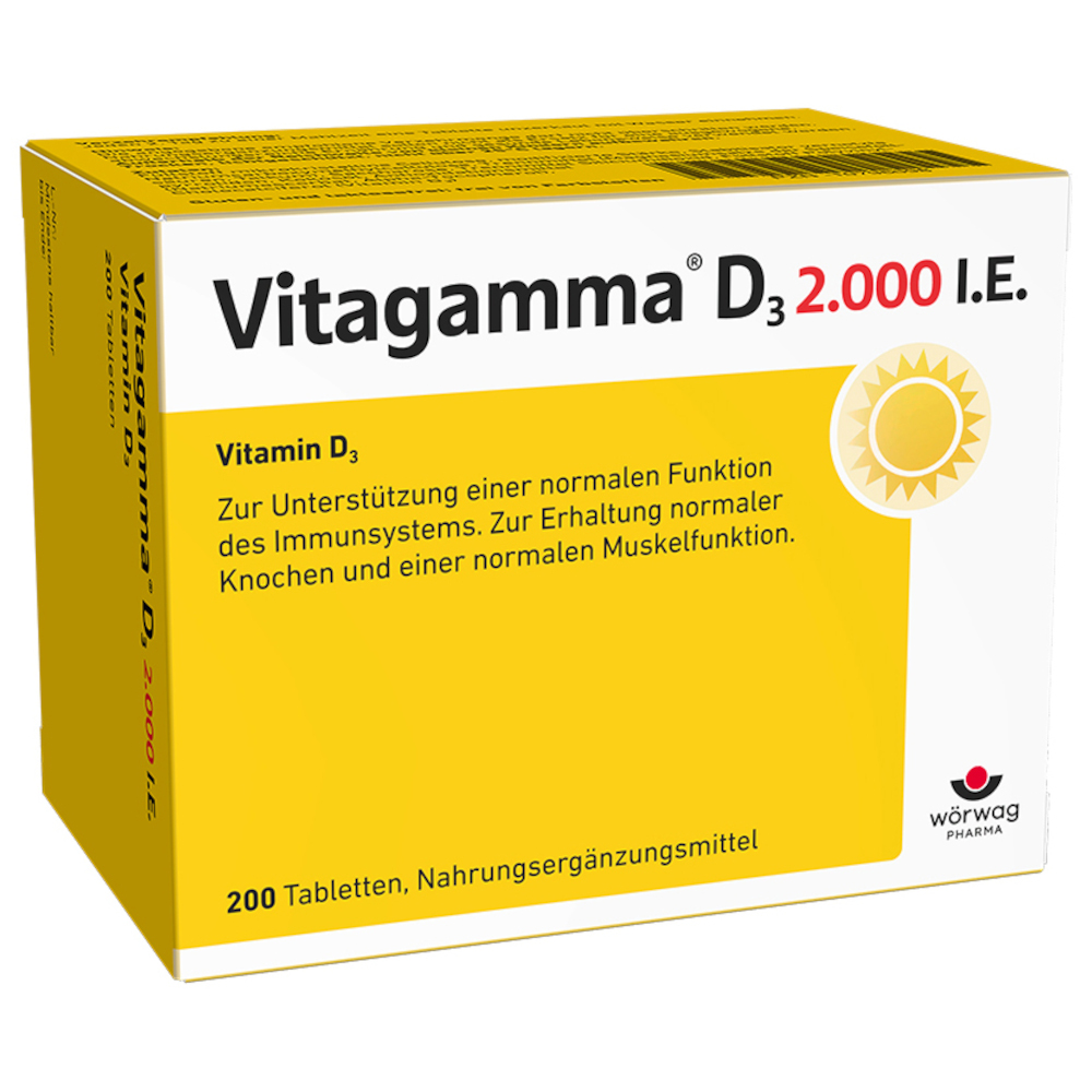 Vitagamma D3 2.000 I.E.  200 St Tabletten