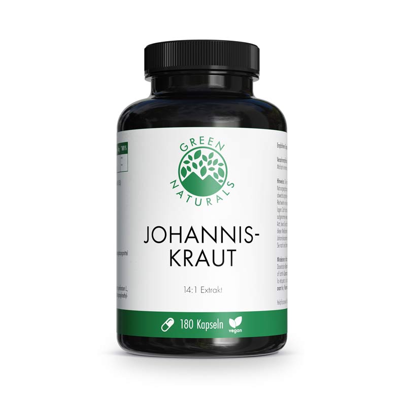 GREEN NATURALS JOHANNISKRAUT 180 St Kapseln
