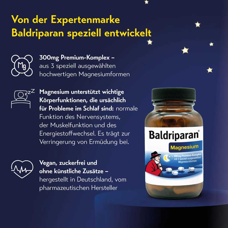 Baldriparan Magnesium 120 St Kapseln