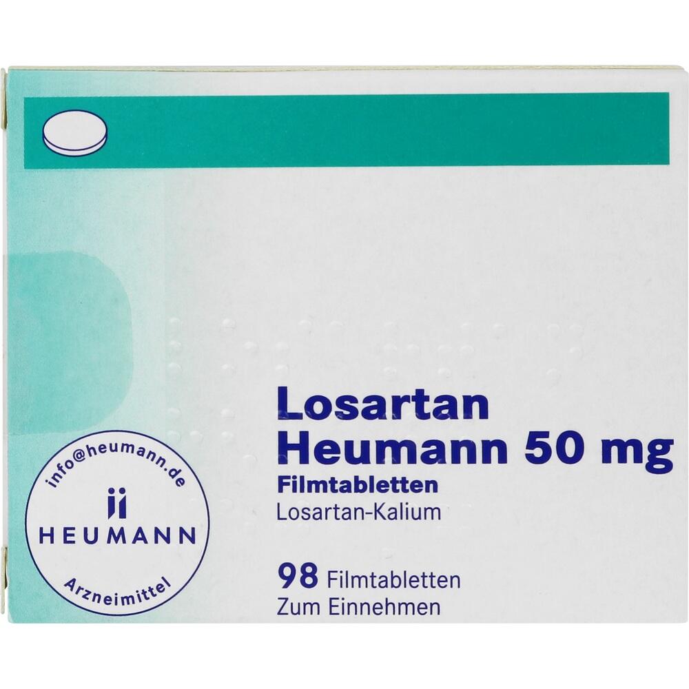 Losartan Heumann 50mg 98 St Filmtabletten