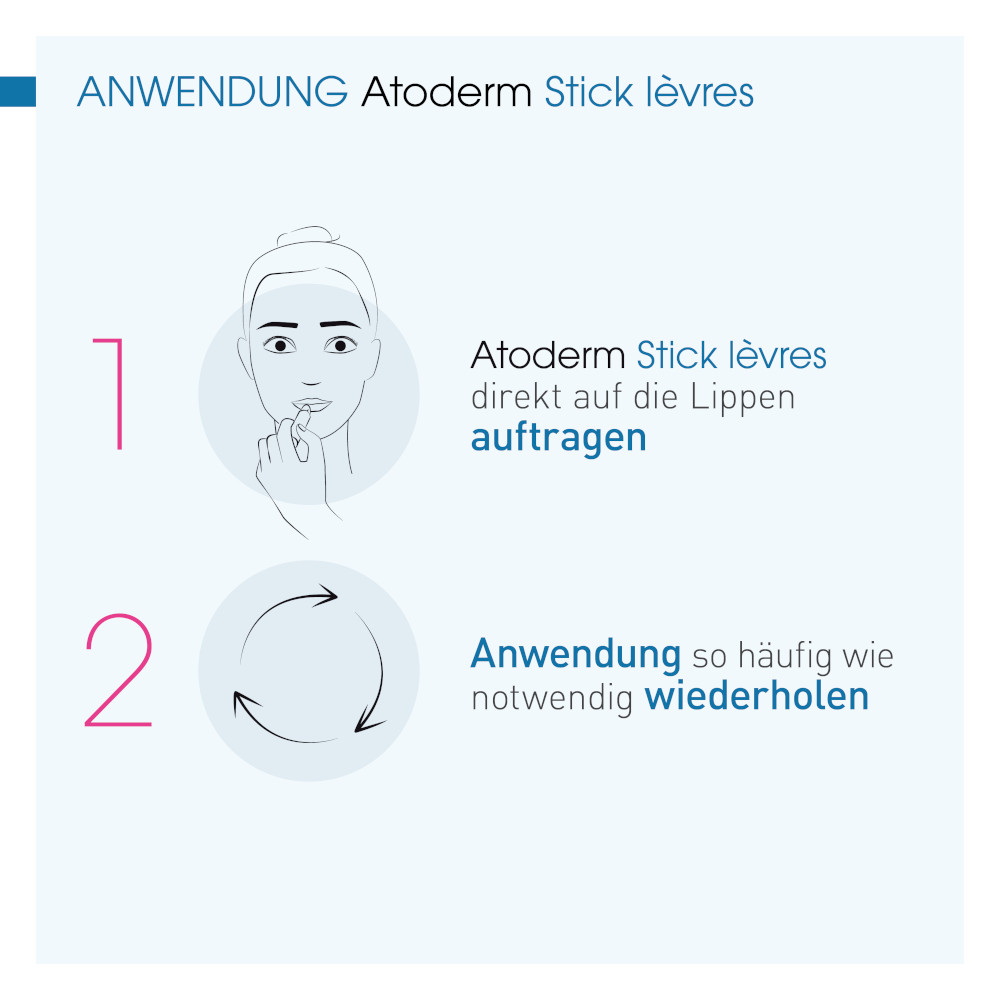 BIODERMA Atoderm Stick levres 4 g Stifte