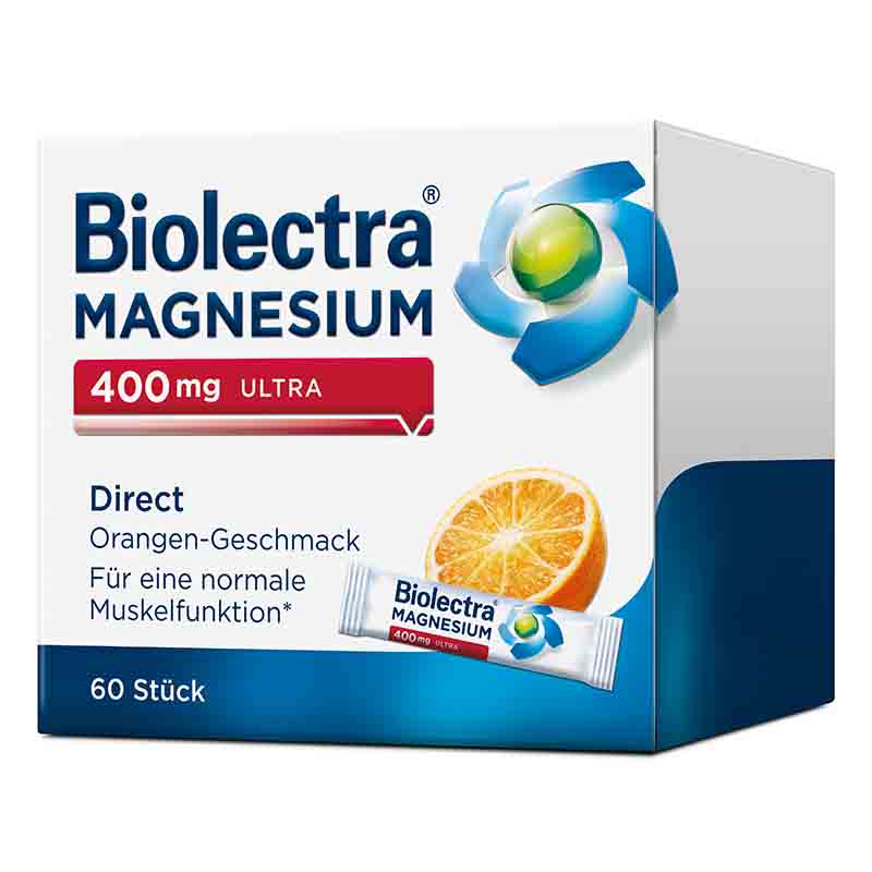 Biolectra MAGNESIUM 400 mg ULTRA Direct Orange  60 St Pellets