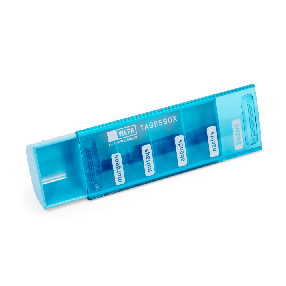 WEPA Tagesbox farbig sortiert UV-Schutz+ 1 St