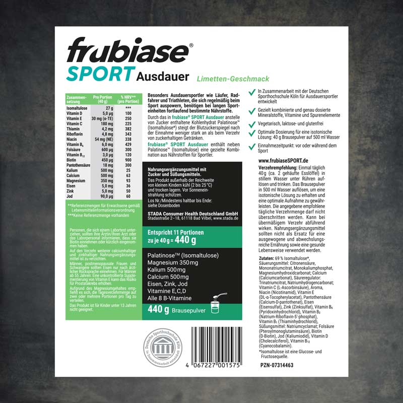 frubiase SPORT AUSDAUER 440 g Pulver