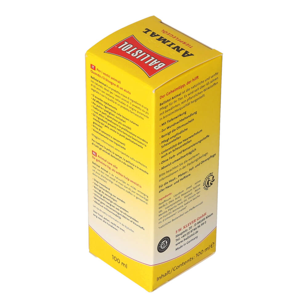 BALLISTOL ANIMAL TIERPFLEGEÖL 100 ml Liquidum