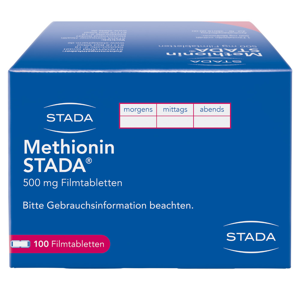 Methionin STADA 500 mg  100 St Filmtabletten