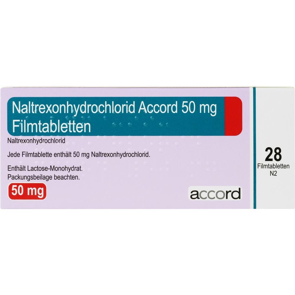NALTREXONHYDROCHLORID Accord 50 mg Filmtabletten 28 St Filmtabletten