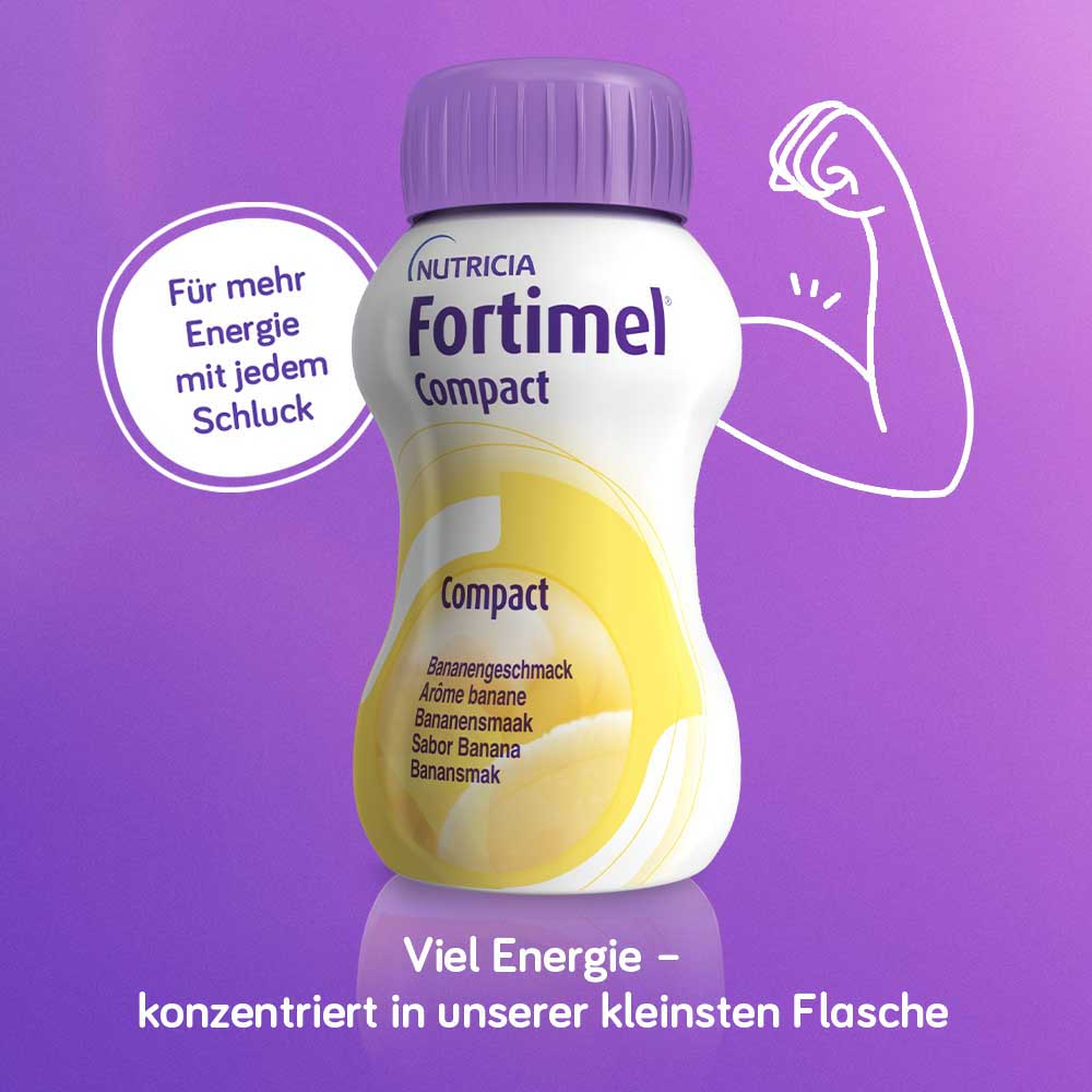 Fortimel Compact  2.4 Trinknahrung Banane 8X4X125 ml Flüssigkeit