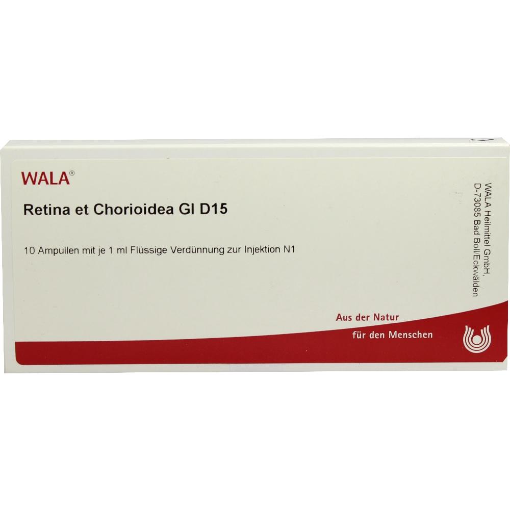 RETINA ET Chorioidea GL D 15 Ampullen 10X1 ml Ampullen