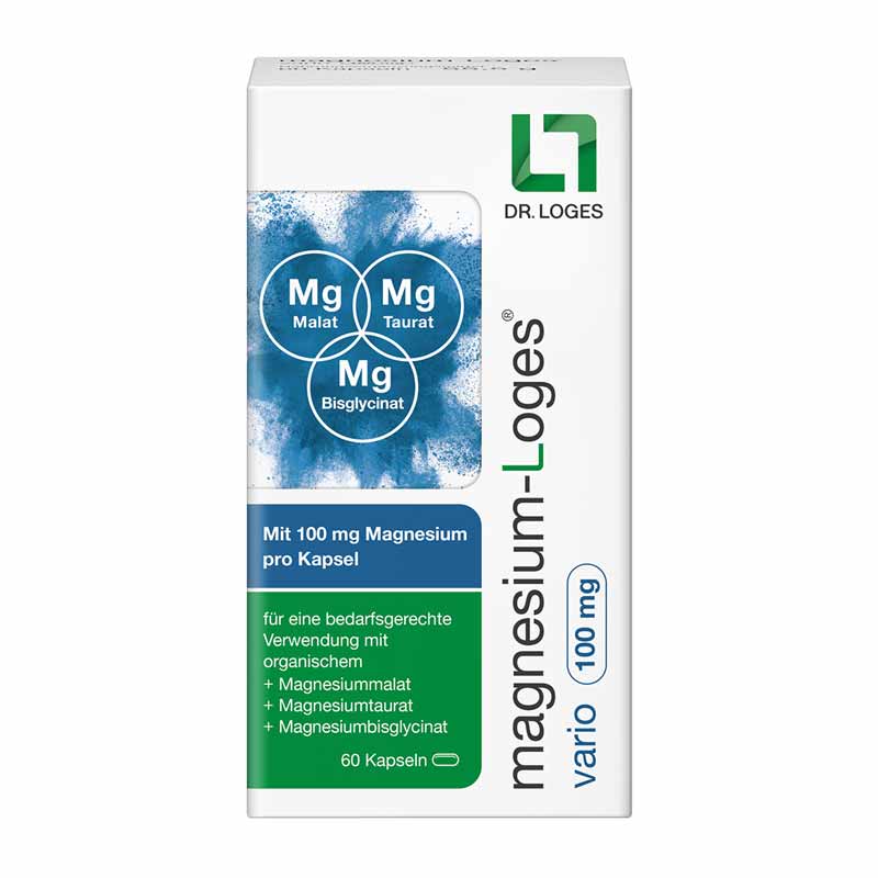 magnesium-Loges vario 100mg 60 St Kapseln