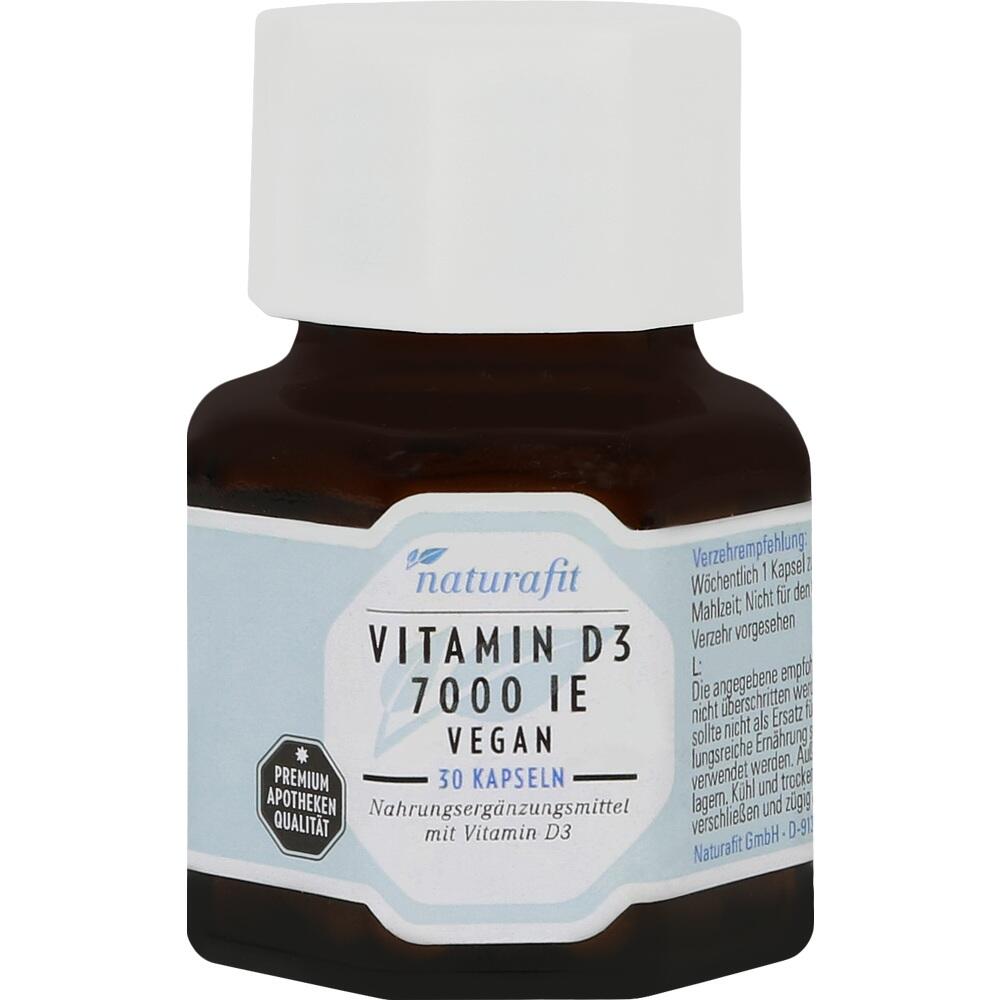 naturafit VITAMIN D3 7000 IE 30 St Kapseln