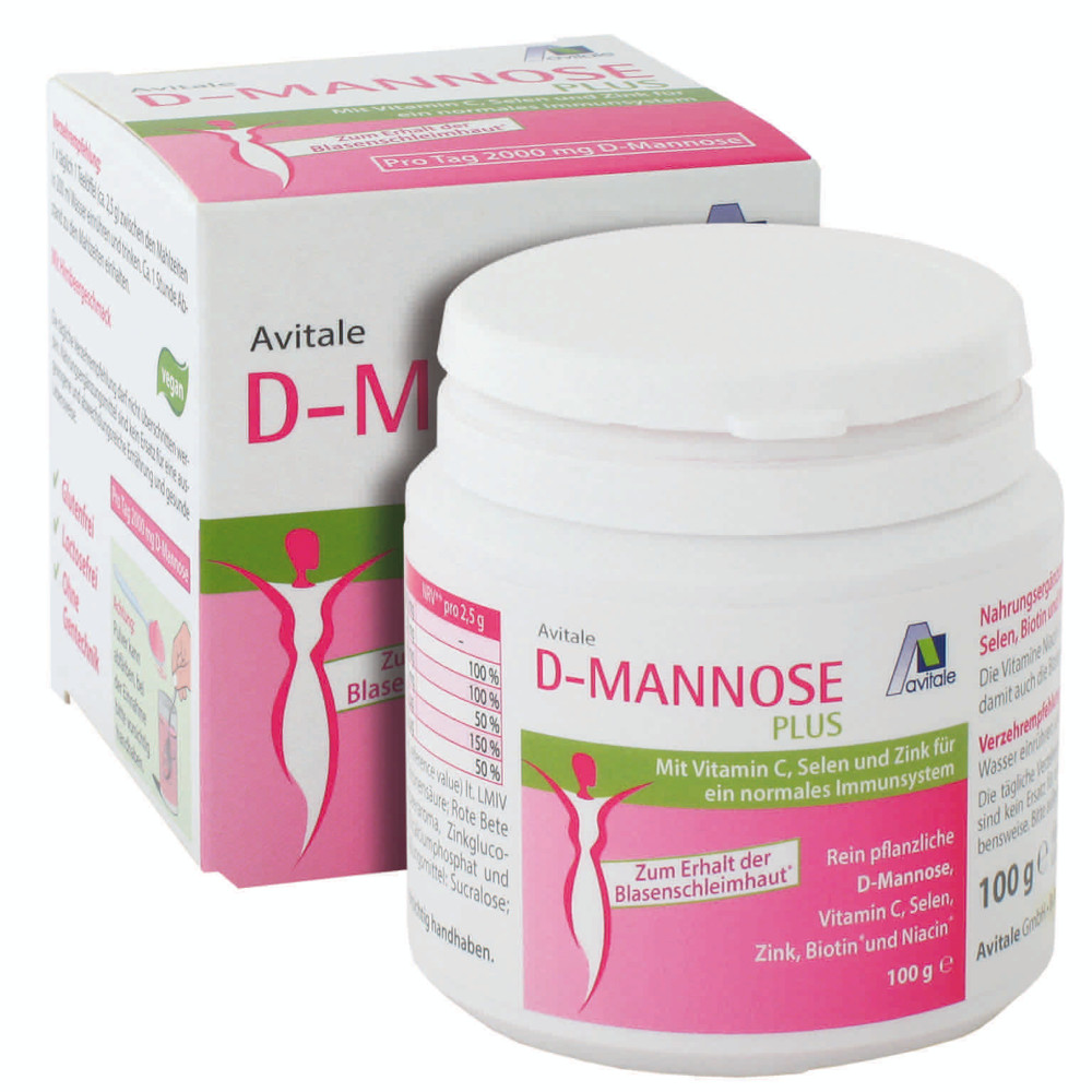 Avitale D-MANNOSE PLUS 100 g Pulver