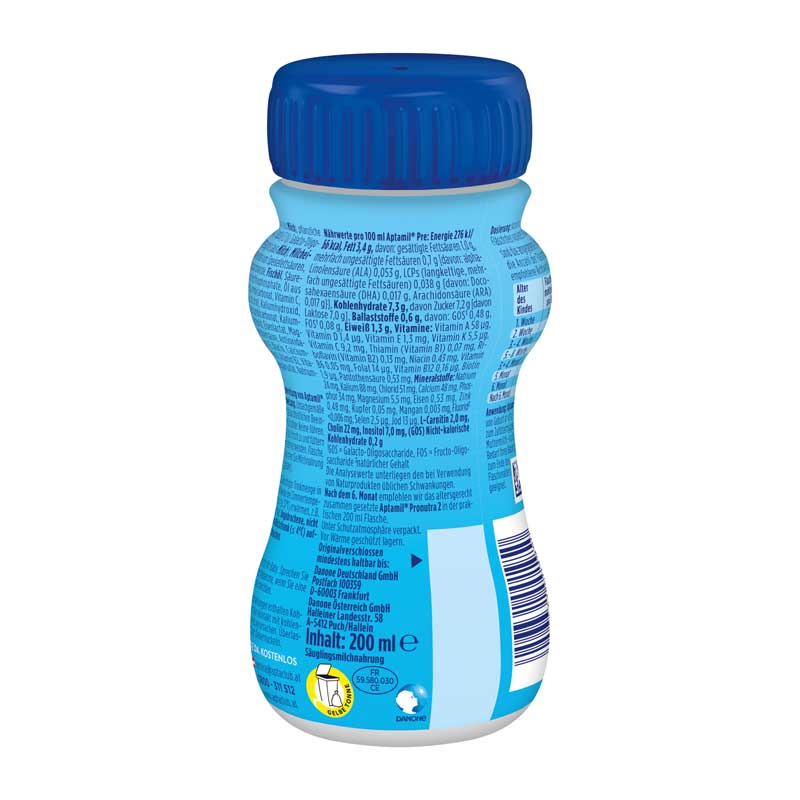 Aptamil PRE ANFANGSMILCH trinkfertig 200 ml Flüssigkeit