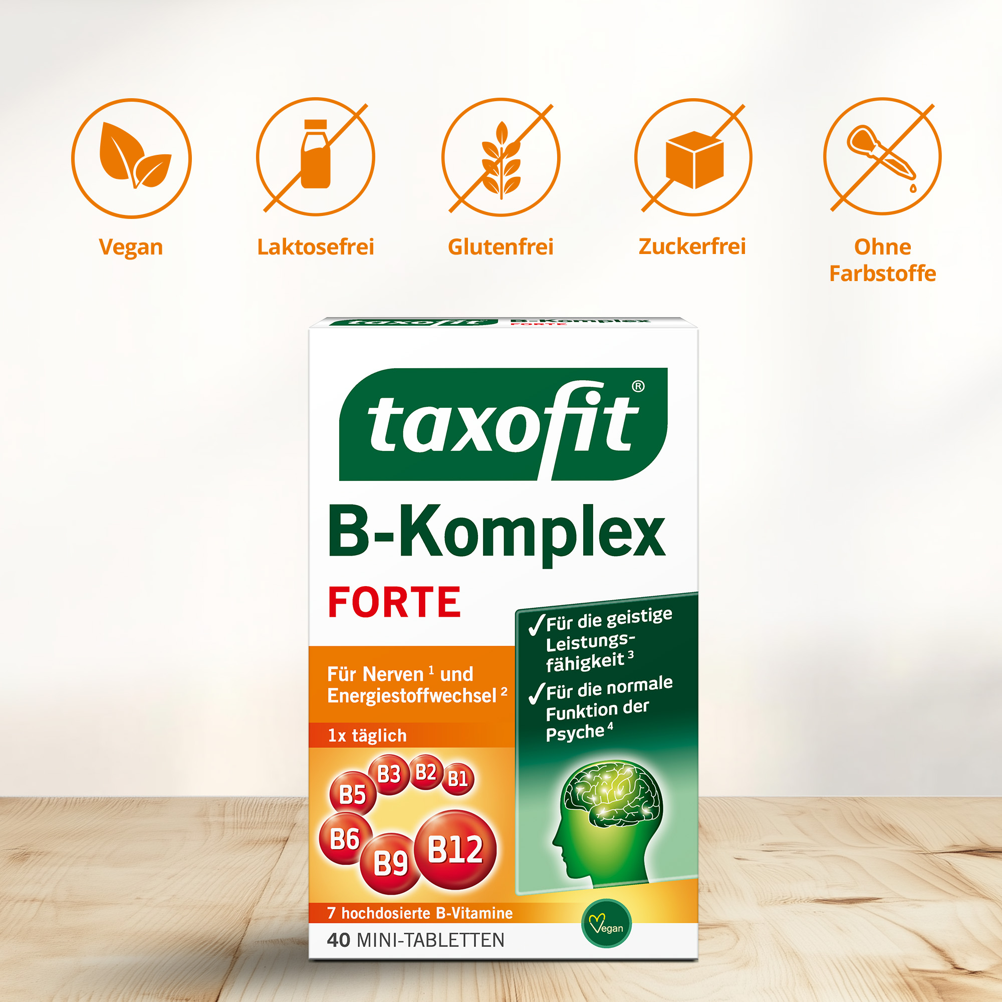 taxofit B-Komplex FORTE 40 St Tabletten