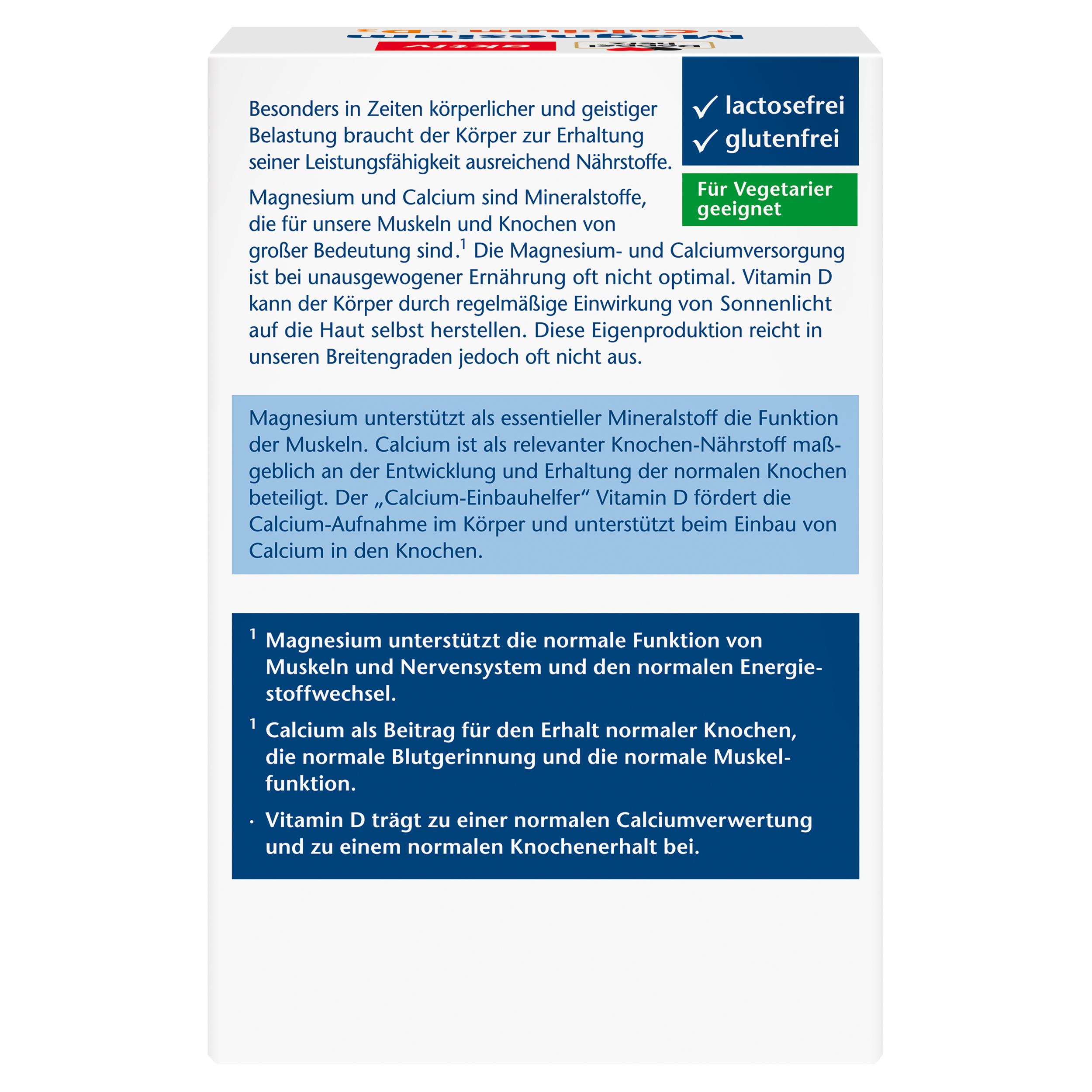 Doppelherz aktiv Magnesium + Calcium + D3  100 St Tabletten