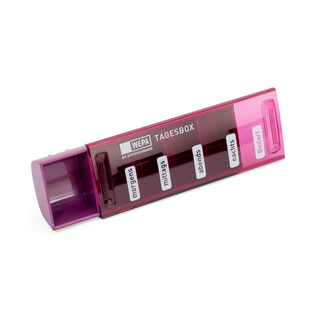 WEPA Tagesbox farbig sortiert UV-Schutz+ 1 St