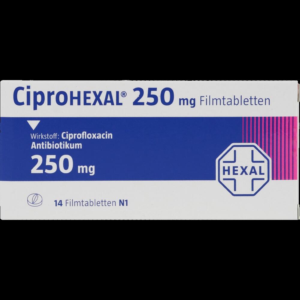 CiproHEXAL 250mg 14 St Filmtabletten