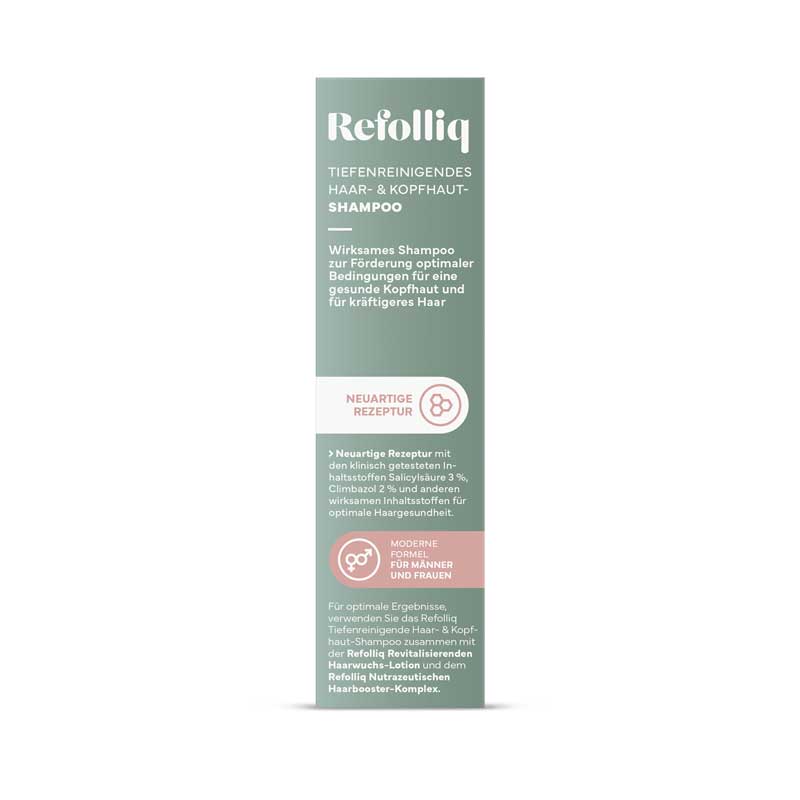 Refolliq TIEFENREINIGENDES HAAR- & KOPFHAUT SHAMPOO 200 ml Shampoo