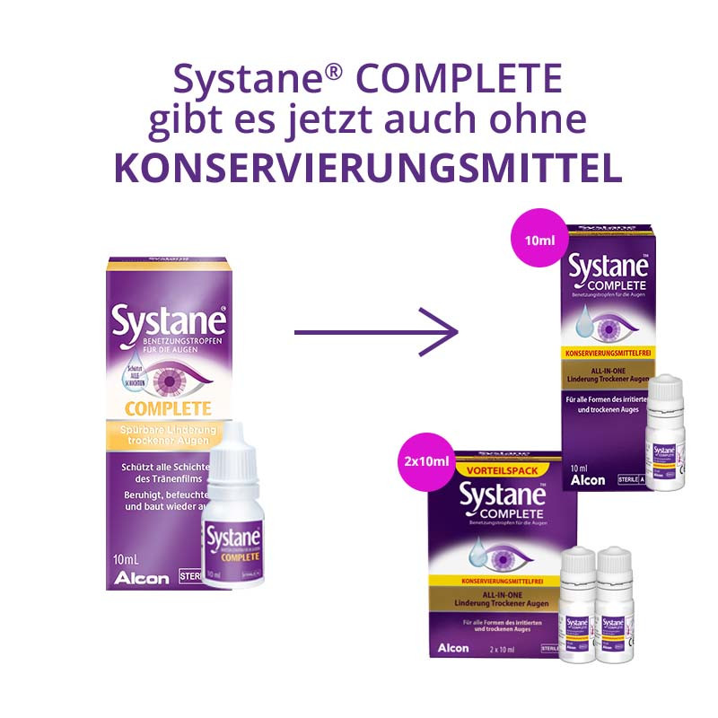 Systane Complete Benetzungstropfen für die Augen 5 ml Augentropfen