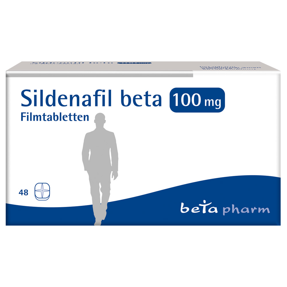 Sildenafil beta 100 mg 48 St Filmtabletten