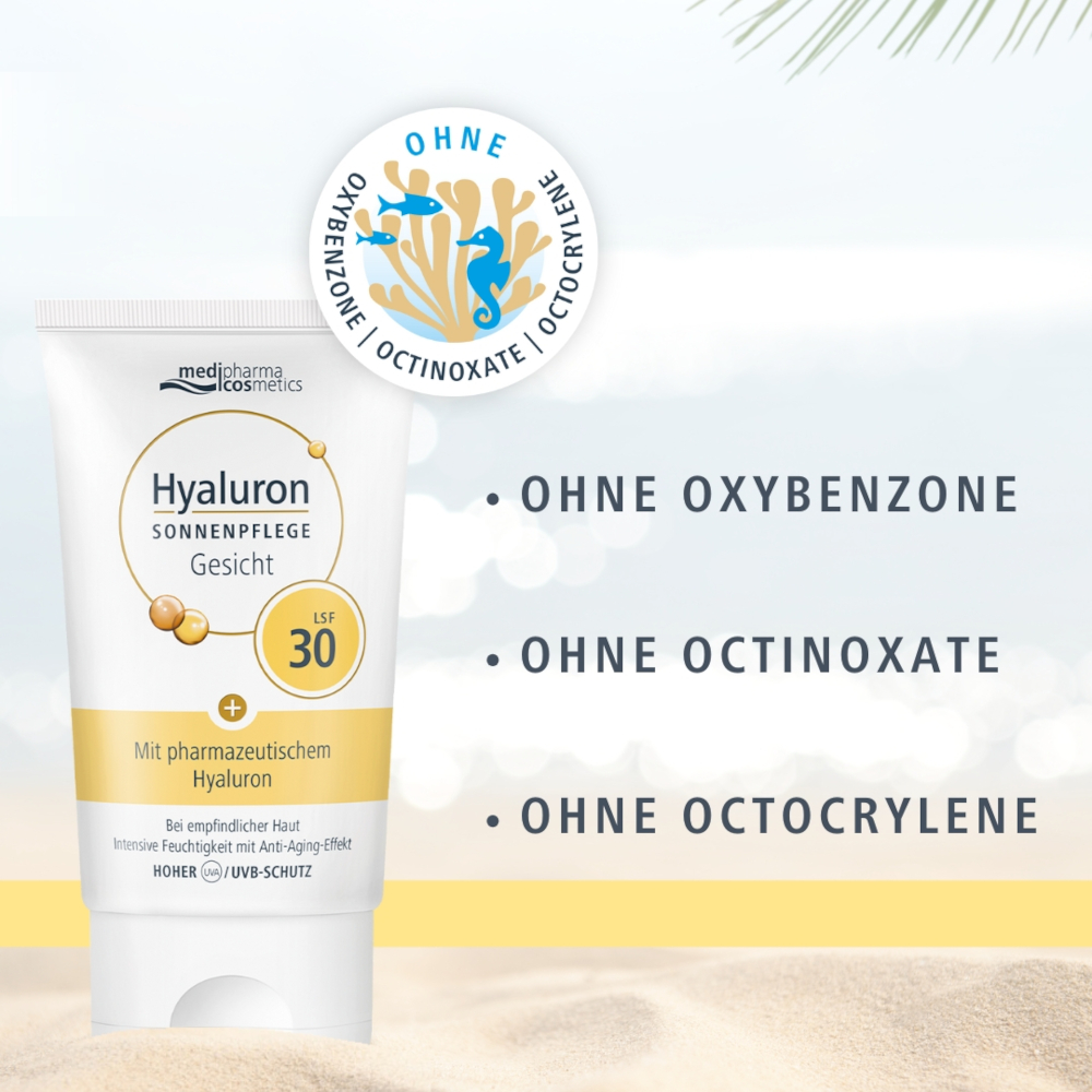 HYALURON Sonnenpflege Gesicht LSF 30 50 ml Creme