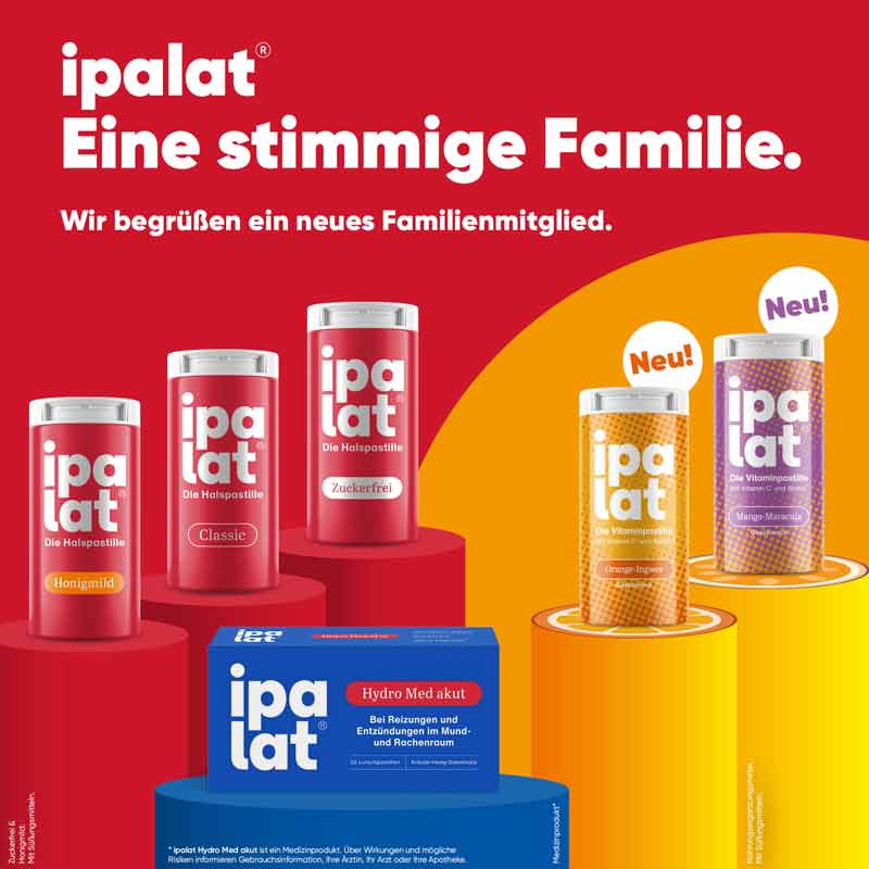 ipalat Die Vitaminpastille Orange-Ingwer 40 St Pastillen