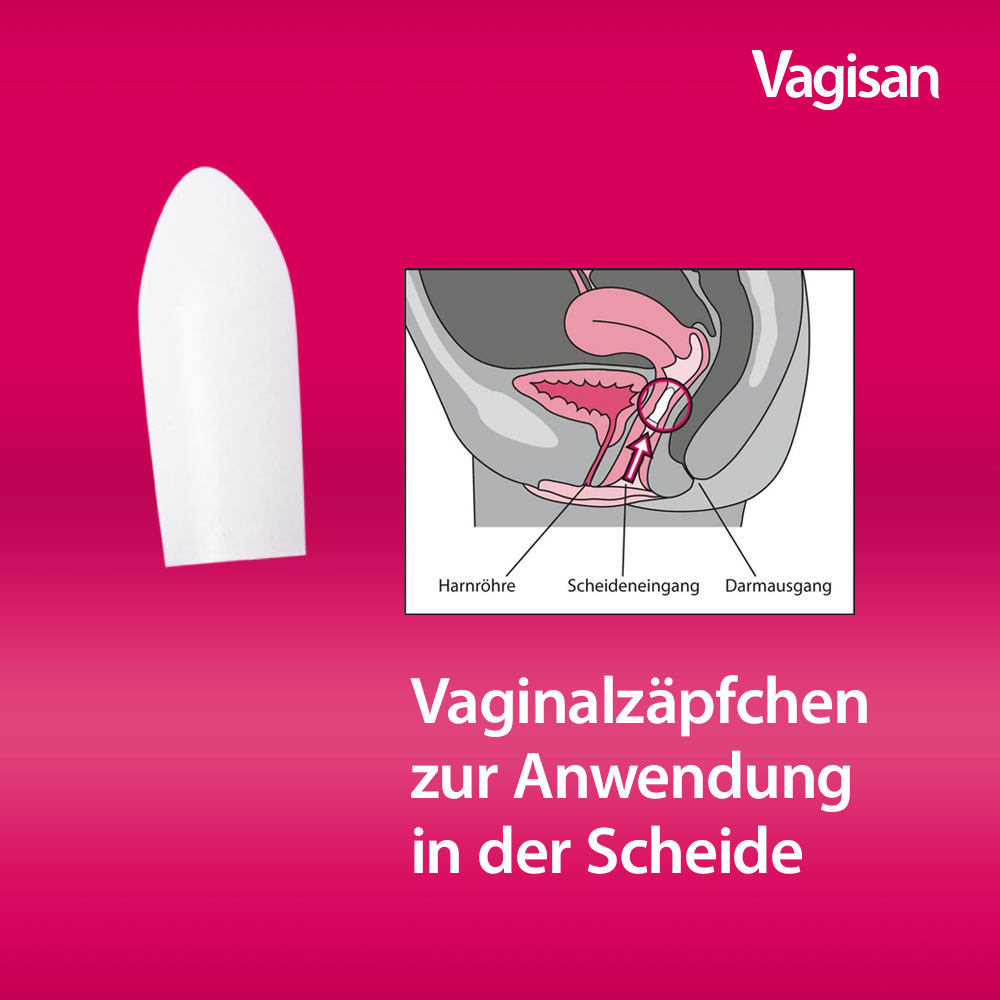 Vagisan Milchsäure - Vaginalzäpfchen 7 St Vaginalsuppositorien