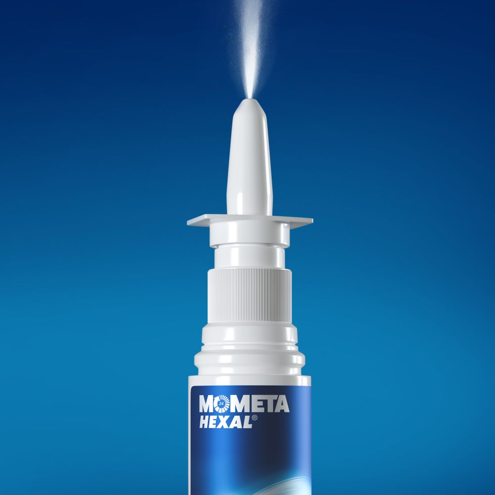 MometaHEXAL - Das blaue Allergiespray gegen Heuschnupfen 10 g Nasenspray