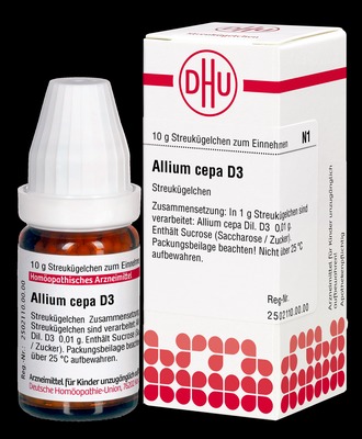 ALLIUM CEPA D 3 Globuli 10 g Globuli