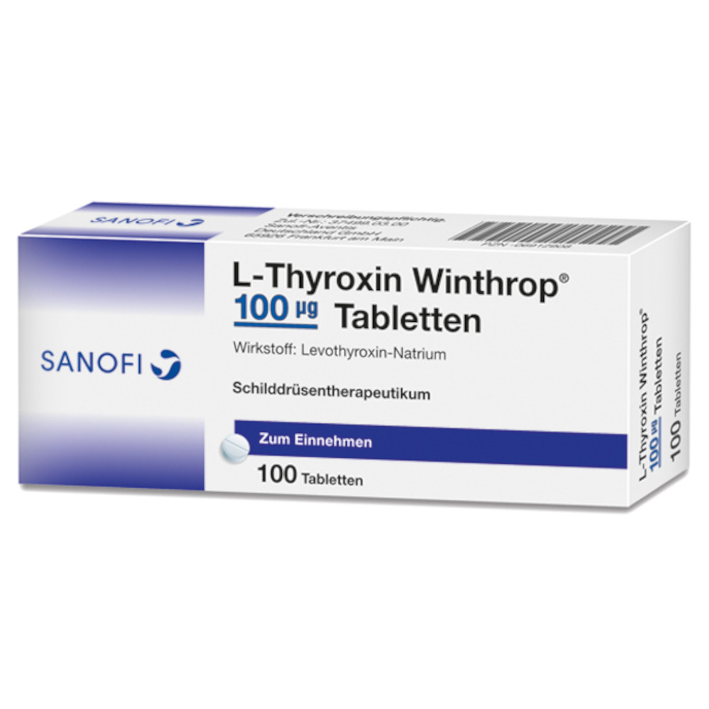 L-Thyroxin Winthrop 100μg 100 St Tabletten