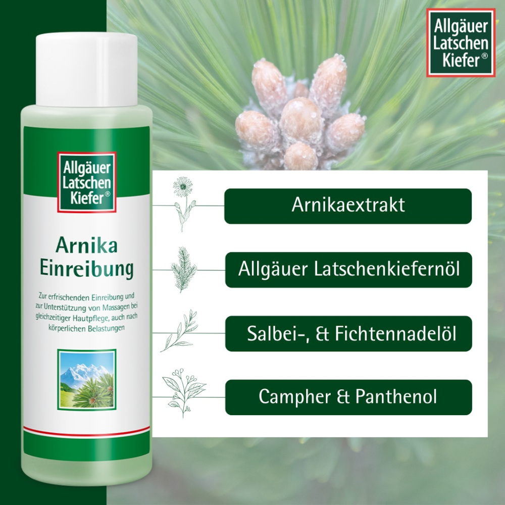 Allgäuer Latschen Kiefer Arnika Einreibung 500 ml Einreibung
