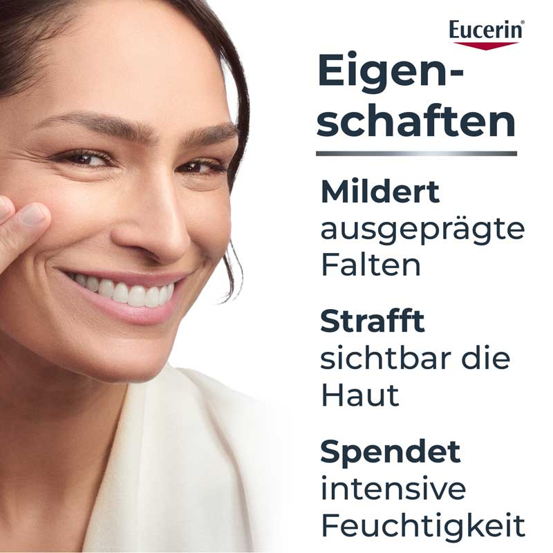 Eucerin HYALURON FILLER + 3x Effect Tag LSF 15 trockene Haut Nachfüllkapsel 50 ml Creme