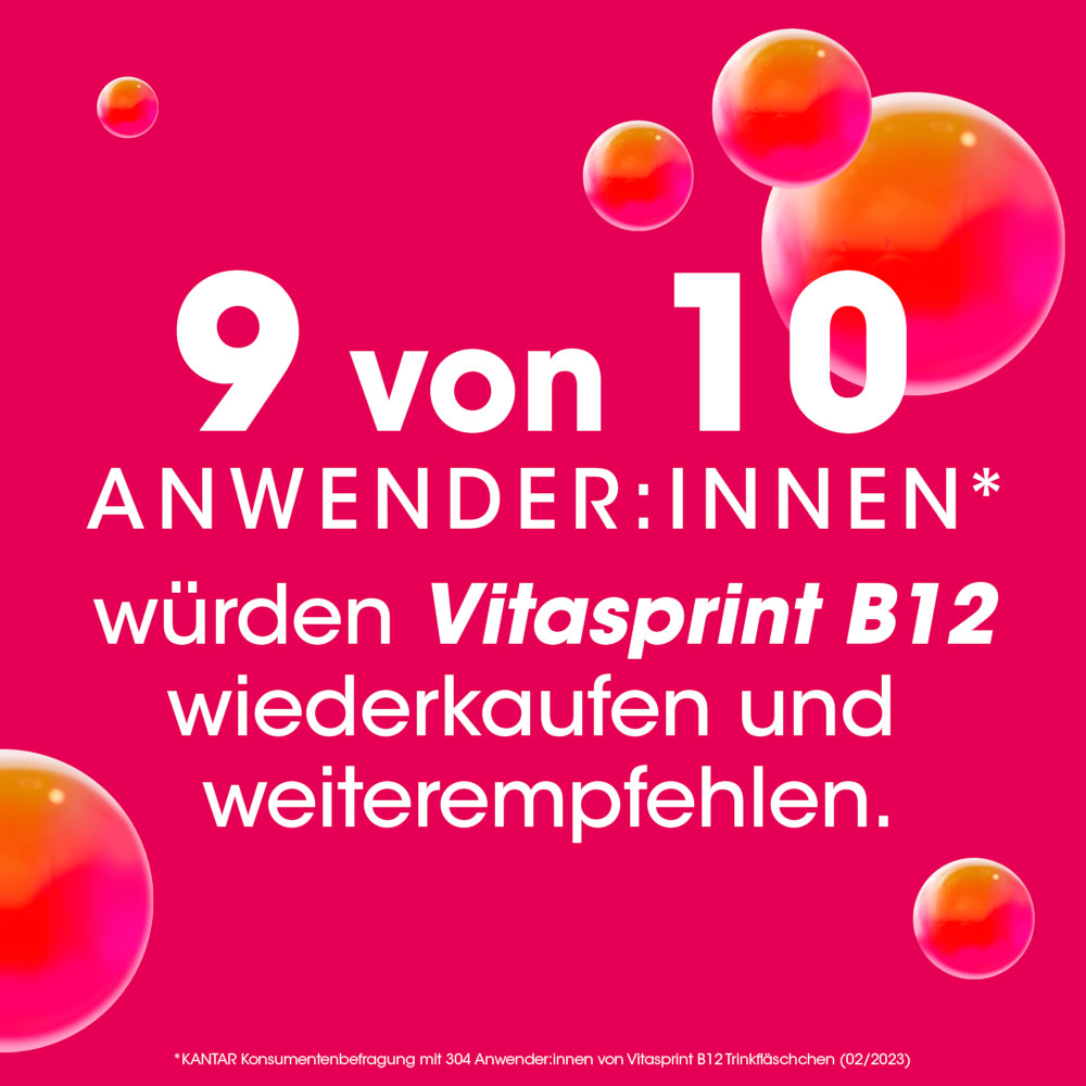 Vitasprint B12 Trinkfläschchen 2X30 St Pulver zur Herstellung einer Lösung zum Einnehmen