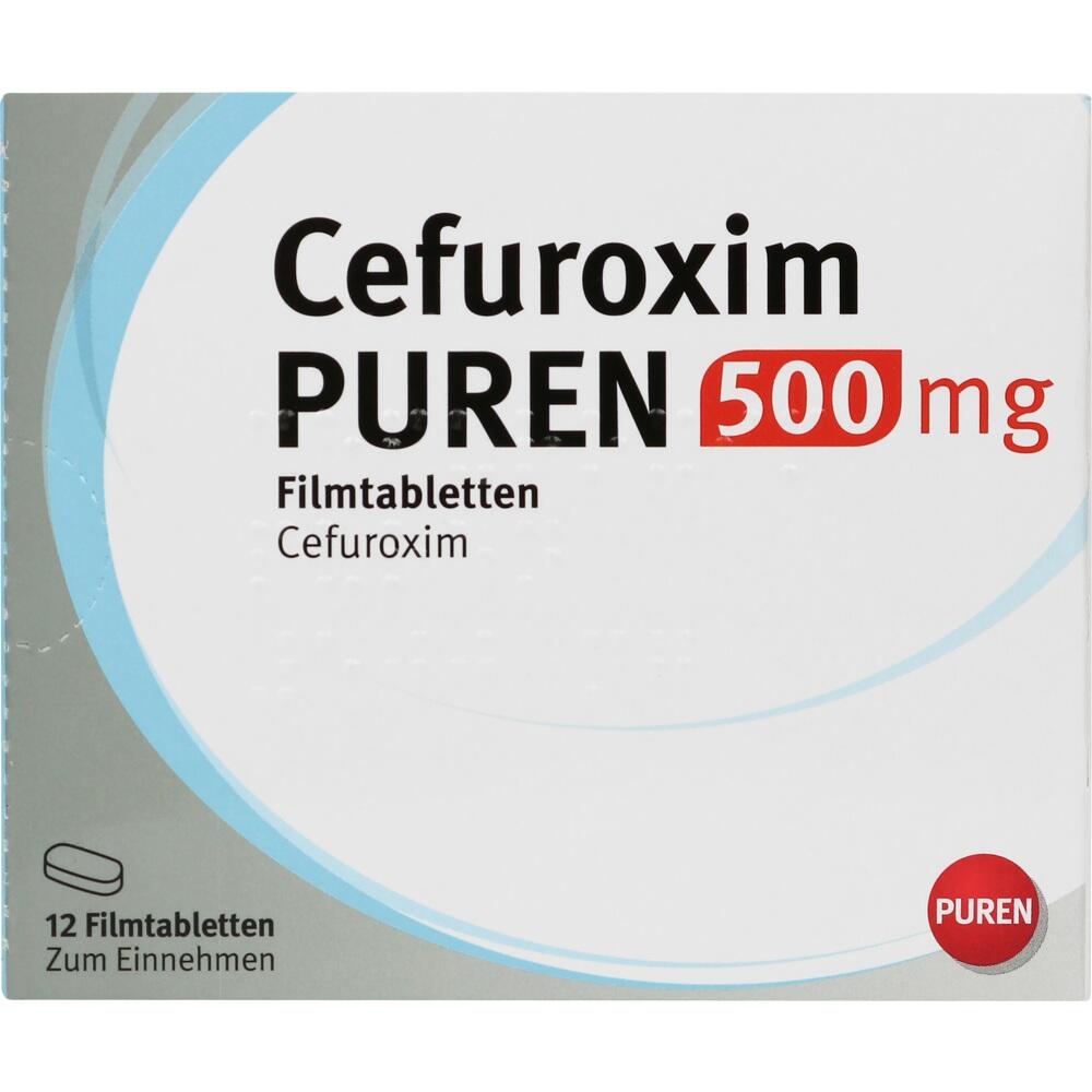 CEFUROXIM PUREN 500 mg Filmtabletten 12 St Filmtabletten