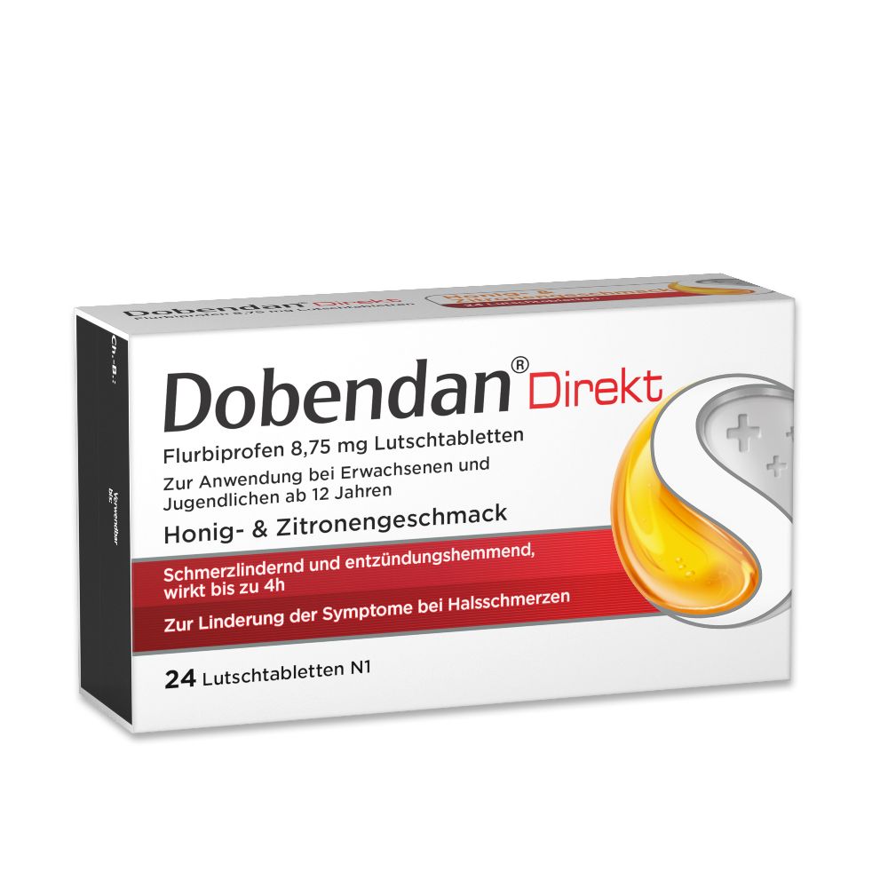 Dobendan Direkt - bei Halsschmerzen 24 St Lutschtabletten