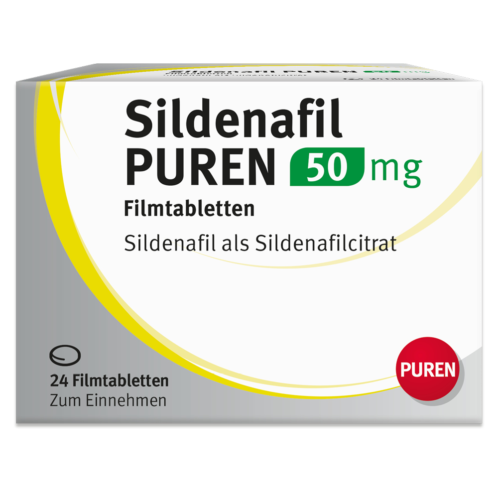 Sildenafil PUREN 50 mg  24 St Filmtabletten