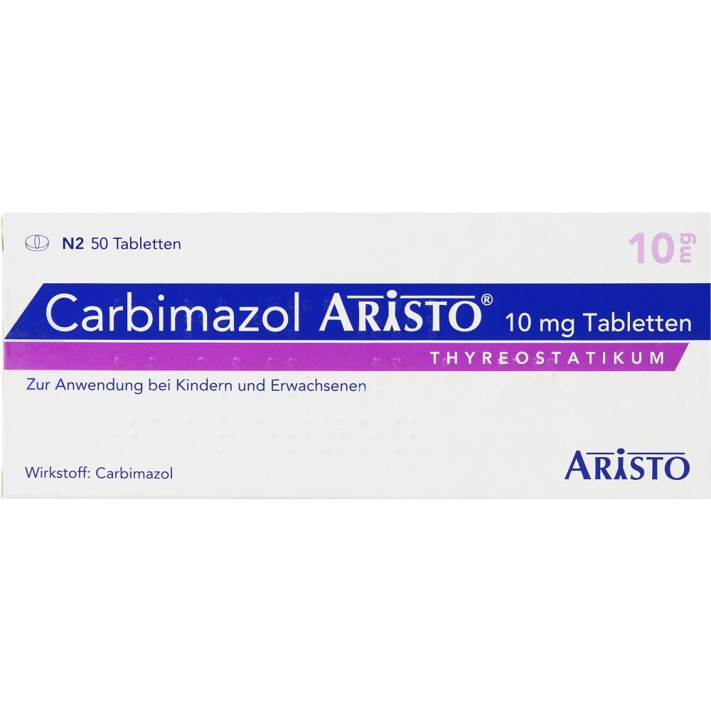 Carbimazol Aristo 10mg 50 St Tabletten