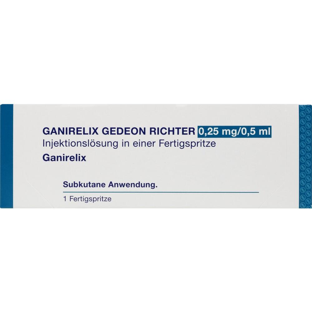 GANIRELIX GEDEON RICHTER 0,25mg/0,5ml 1 St Injektionslösung