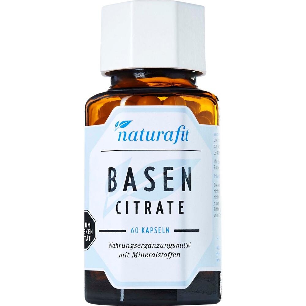NATURAFIT Basencitrate Kapseln 60 St Kapseln