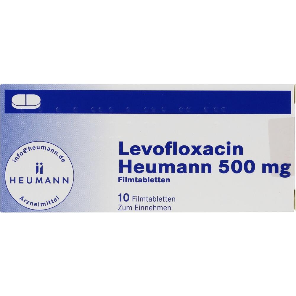 Levofloxacin Heumann 500mg 10 St Filmtabletten