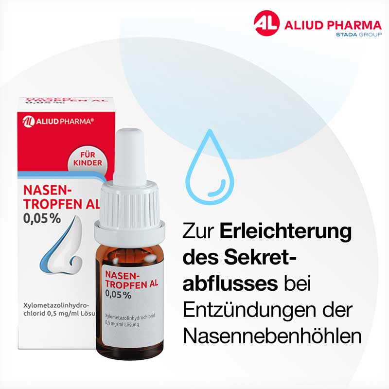 Nasentropfen AL 0,05 % bei Schnupfen