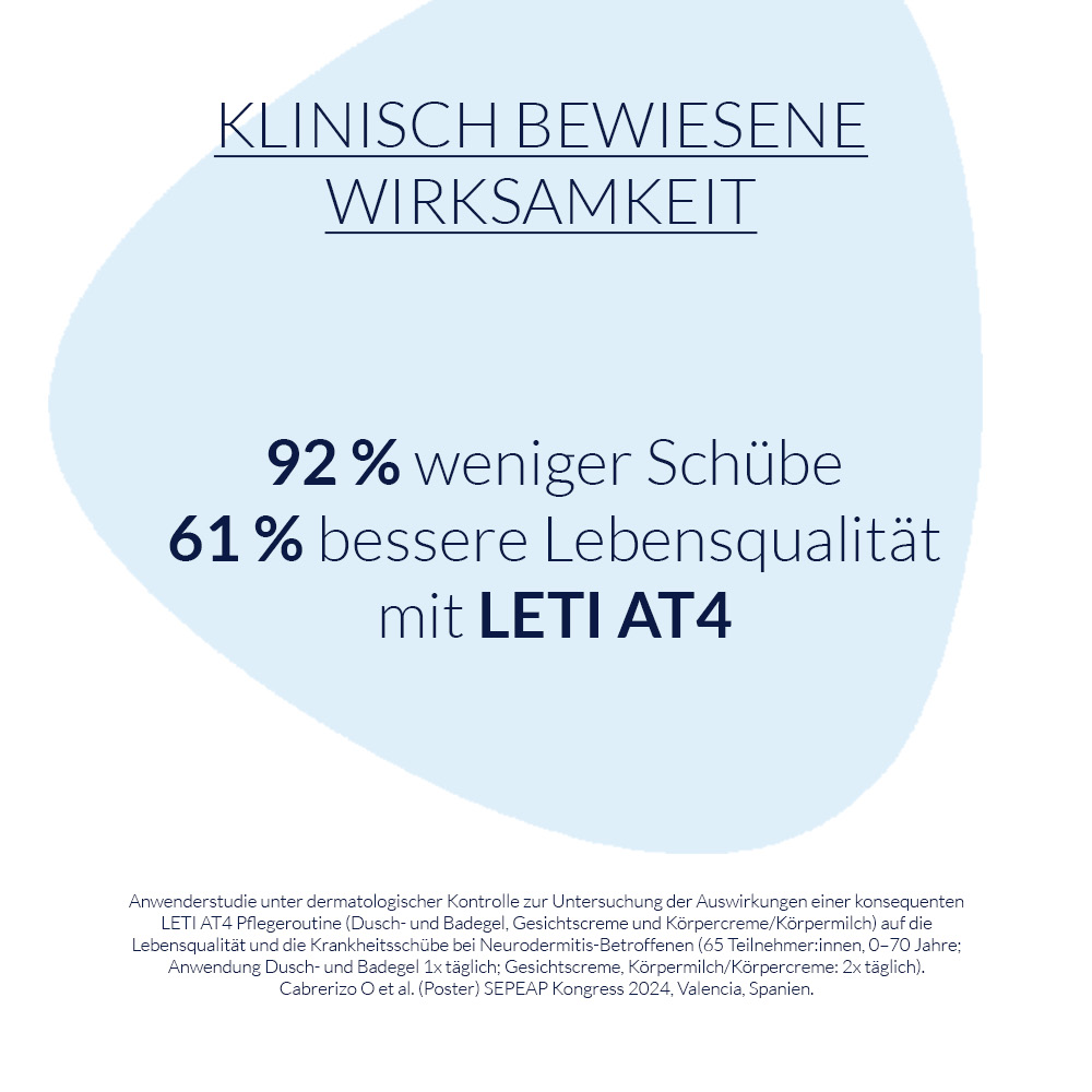 LETI AT4 Dusch- und Badegel - Jetzt 20% sparen 750 ml Gel