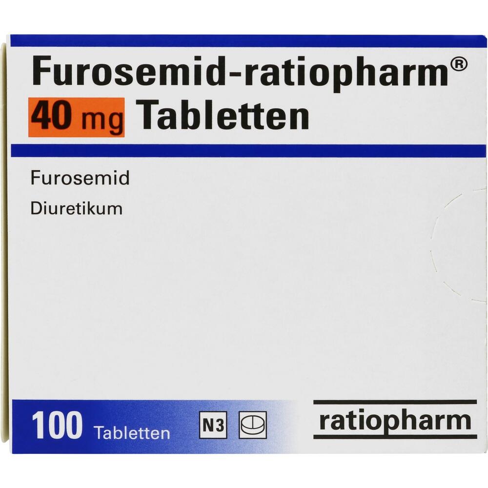 Furosemid-ratiopharm 40mg 100 St Tabletten