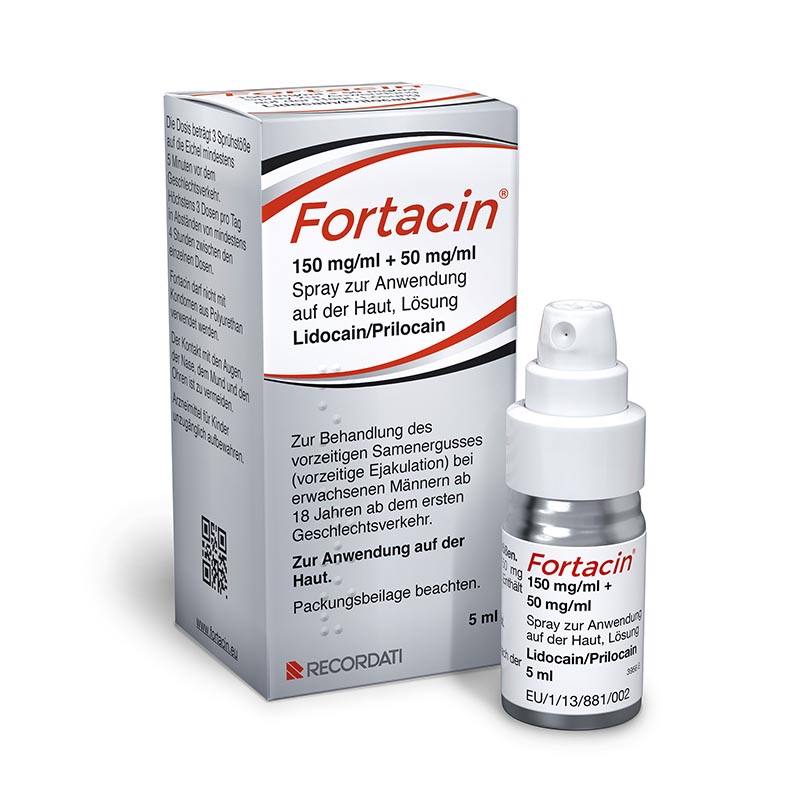 Fortacin 150 mg/ml + 50 mg/ml 5 ml Spray