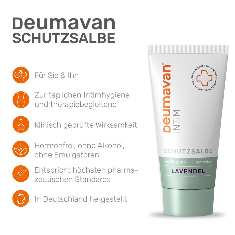 Deumavan Schutzsalbe Lavendel Tube  50 ml Fettsalbe