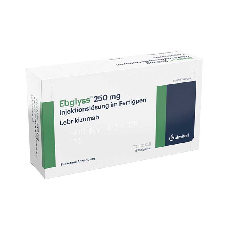 Ebglyss 250 mg Injektionslösung im Fertigpen 2 St Injektionslösung in einem Fertigpen