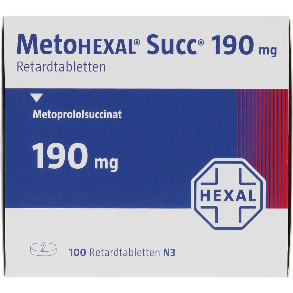 MetoHEXAL Succ 190mg 100 St Retard-Tabletten