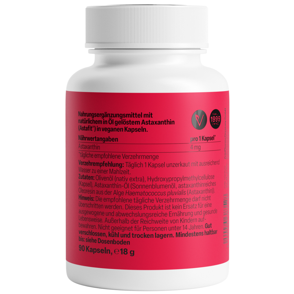 Zein PHARMA Astaxanthin 4 mg 90 St Kapseln