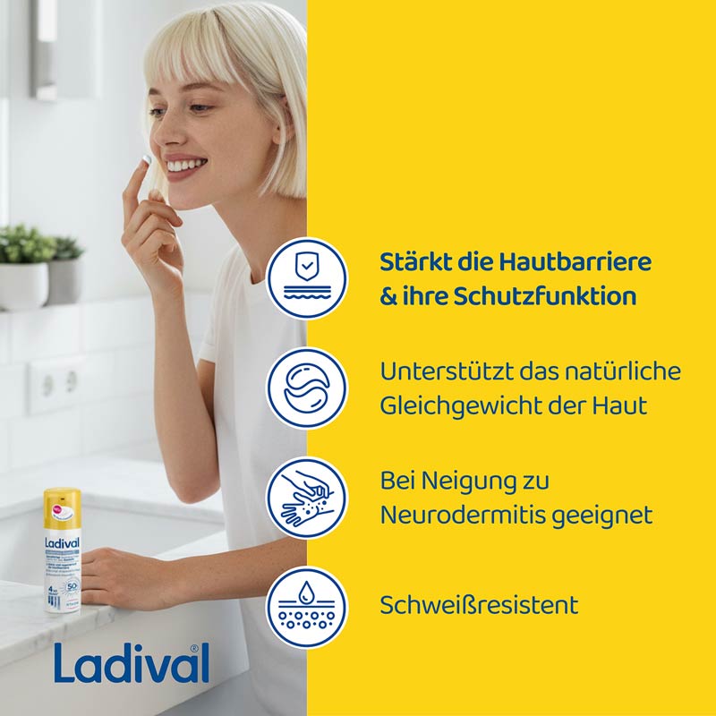 Ladival Hautbarriere Repair 50+ 50 ml Creme